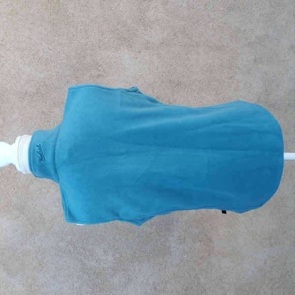 NWT Woolrich fleece zip-up Mock Neck Outdoor Baselayer vest - Picture 2 of 6